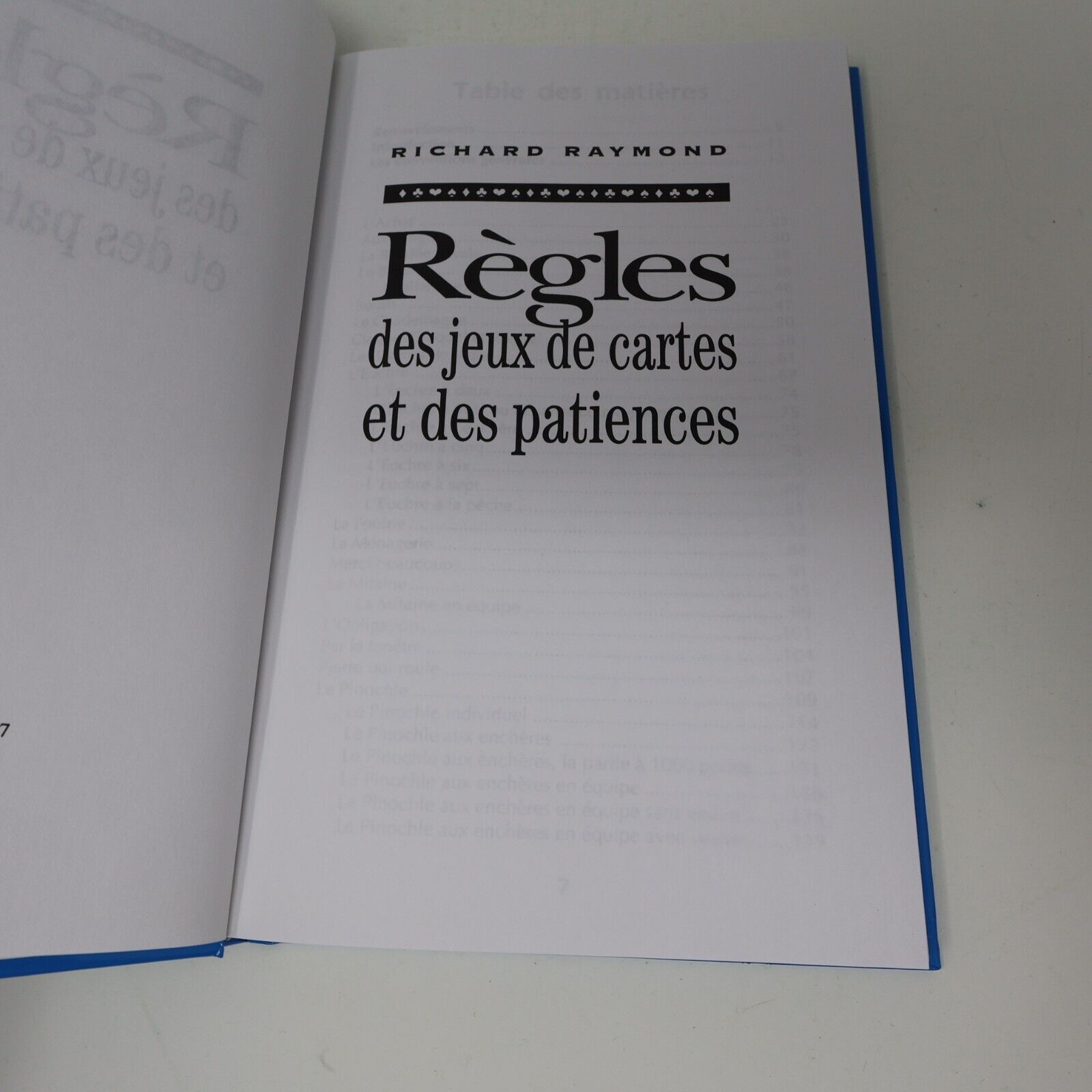 Lot 2 Livres Règles des Jeux de Cartes et des Patiences #1-2 Québec Loisirs HC