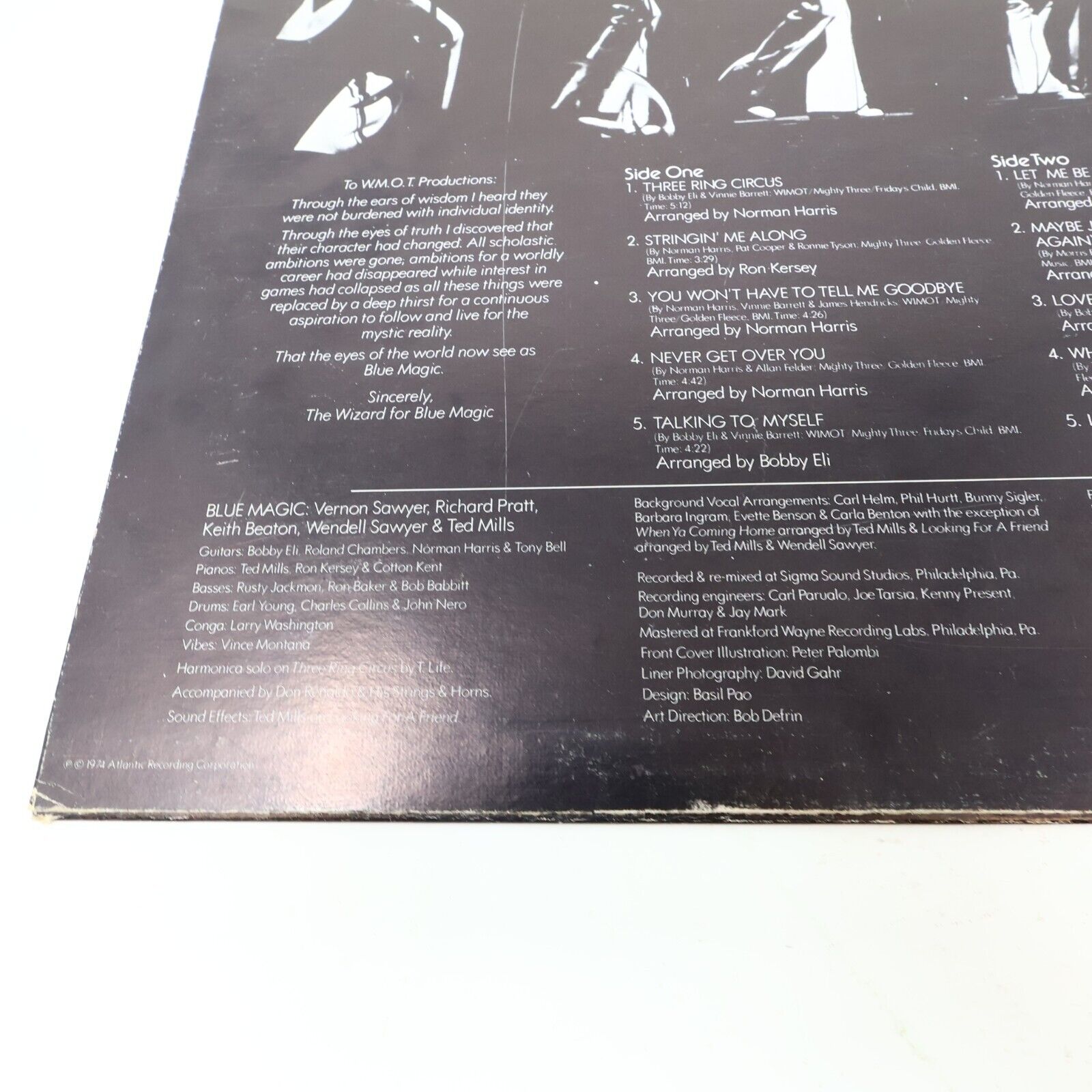 Blue Magic The Magic Of The Blue LP Vinyl Record Atco Wea Canada 1974 SD 36-103