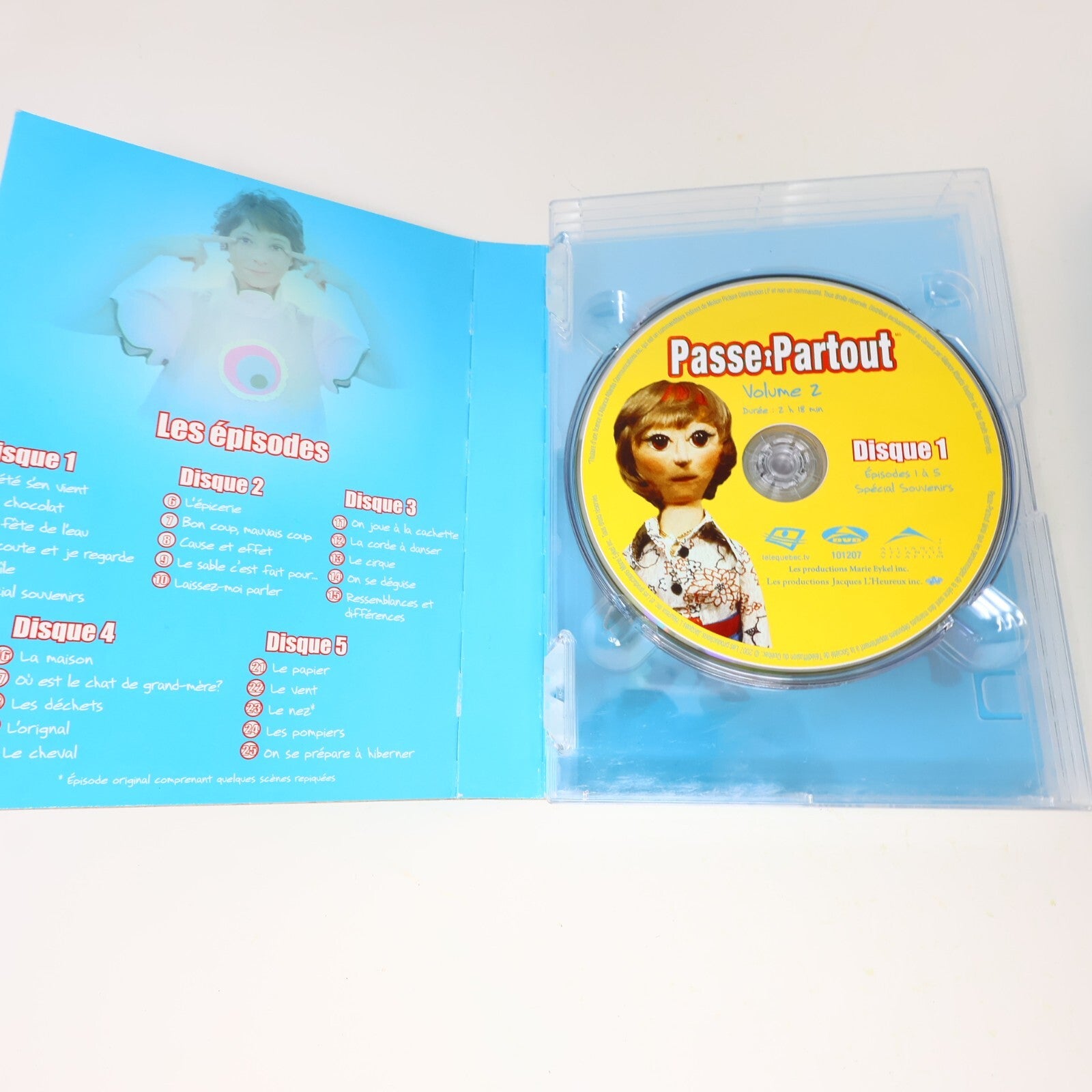 Passe-Partout #1-2-3-4-5 Lot 5 DVD Télé Québec Série Originale Complète Testés