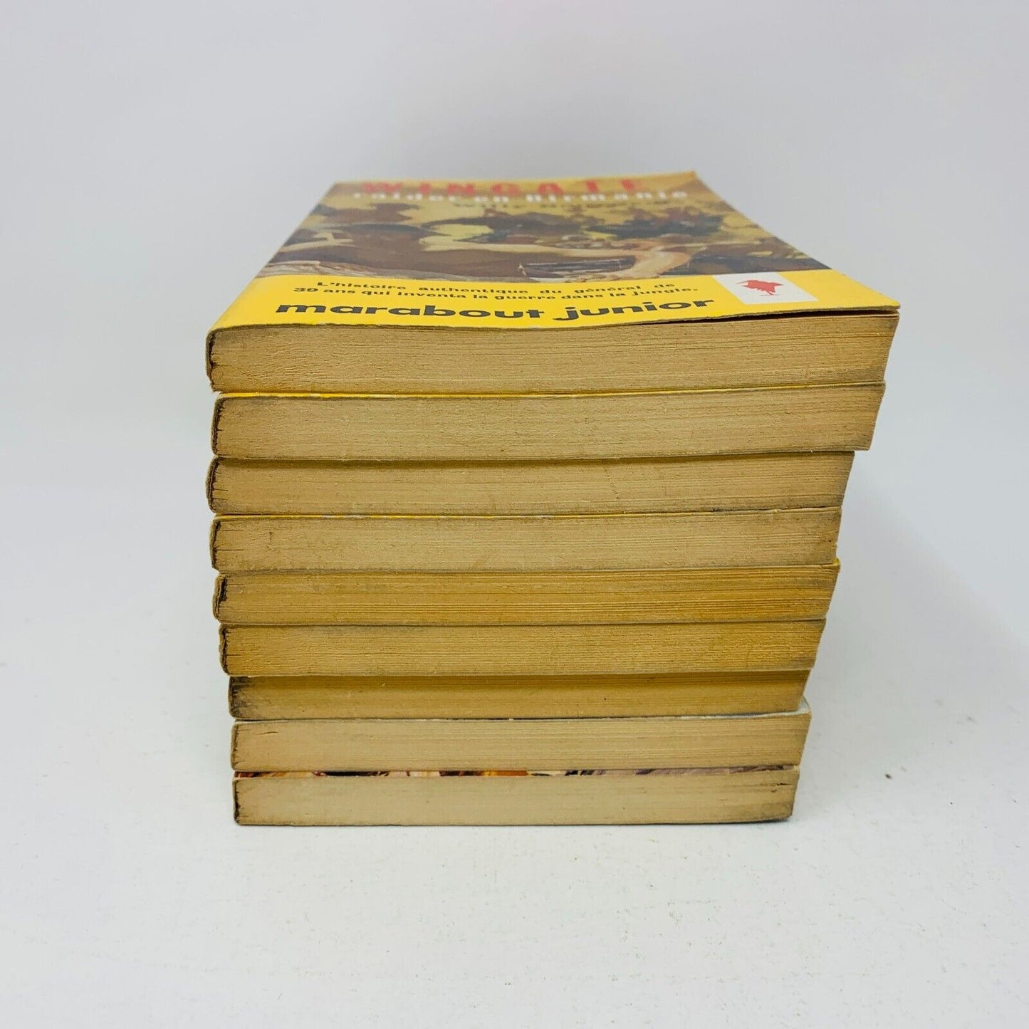 9x Marabout Junior Pulp Fiction Espion Guerre Crime Lot French Français 1958-64