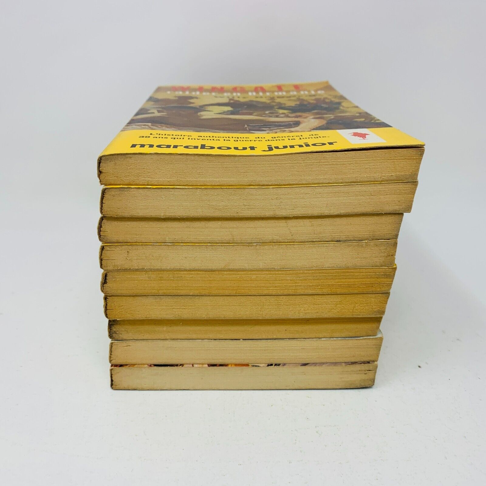 9x Marabout Junior Pulp Fiction Espion Guerre Crime Lot French Français 1958-64