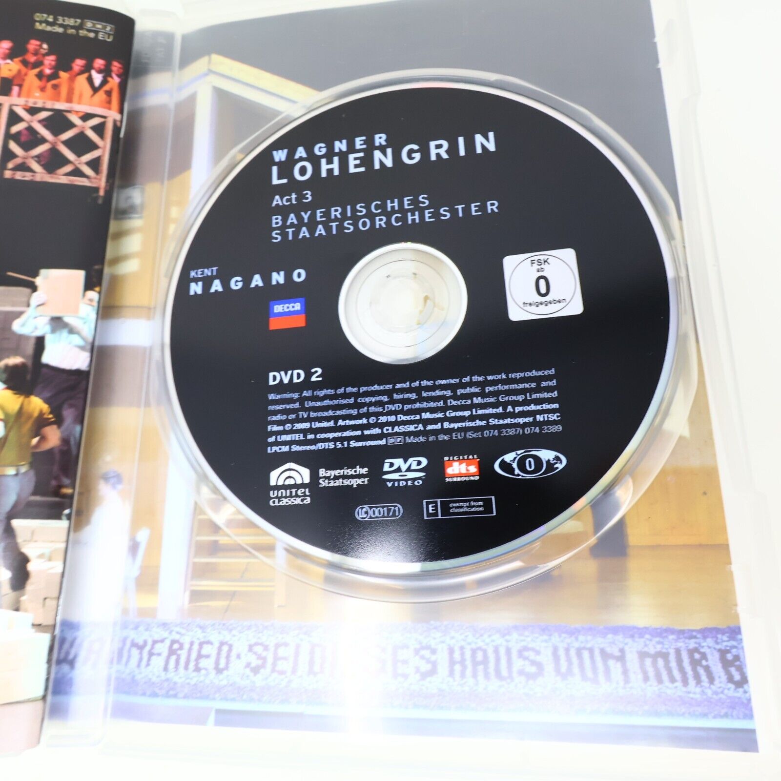 Lohengrin Richard Wagner DVD Kent Nagano Jonas Kaufmann Richard Jones NTSC 2010