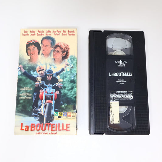 La Bouteille VHS 2000 Comédie Québec Jean Lapointe/Réal Bossé/Sylvie Moreau NTSC