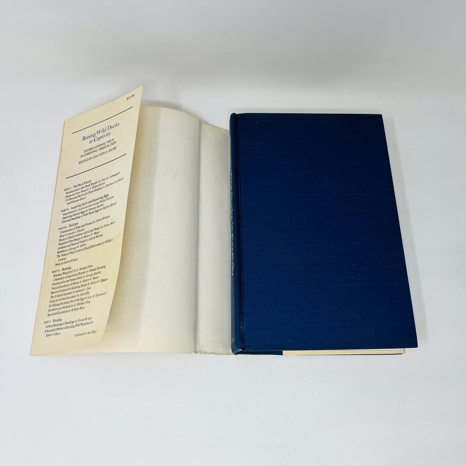 1974 Raising Wild Ducks in Captivity by Dayton O. Hyde Hardcover DJ Dutton IWWA