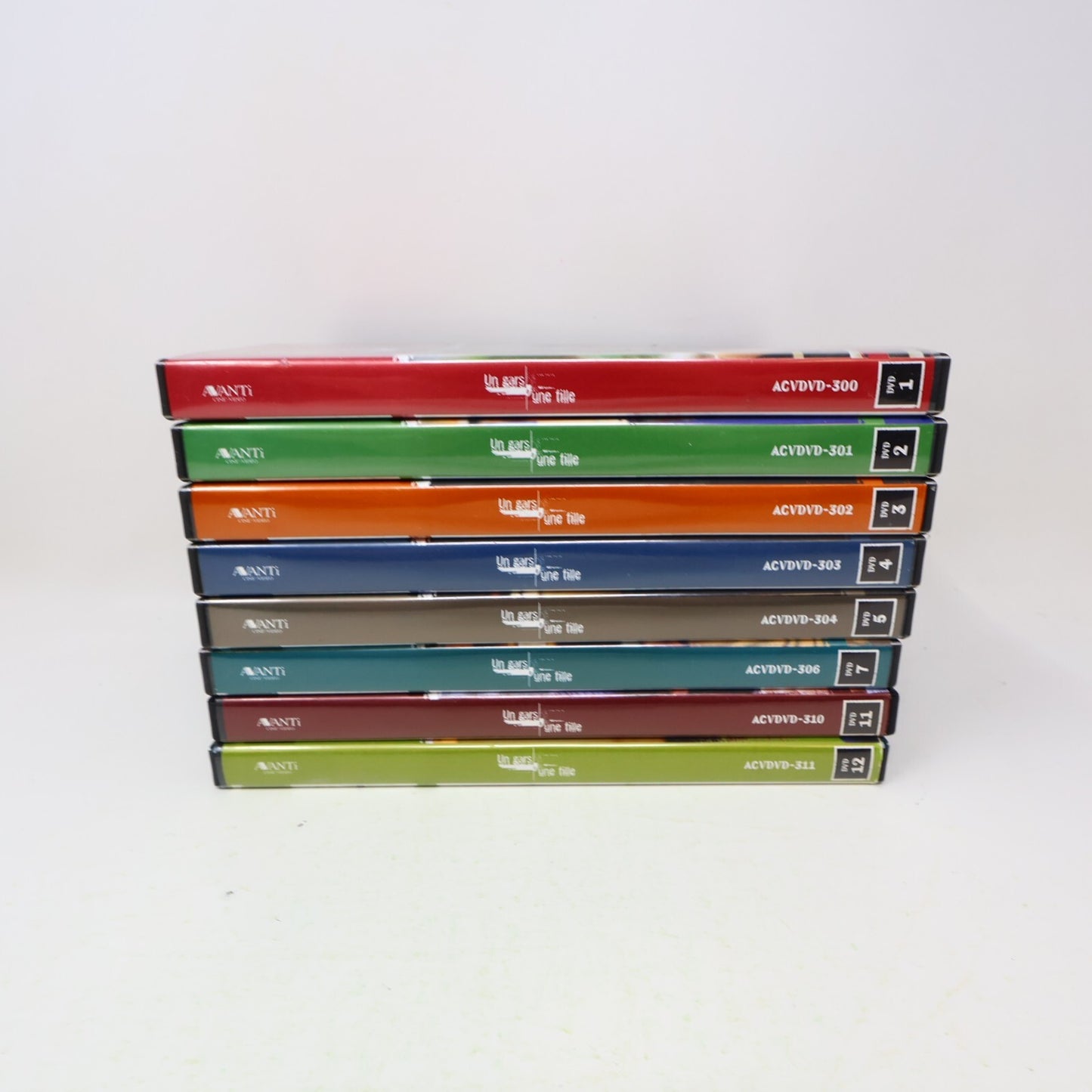 Un Gars un Fille #1-5 7 11-12 Lot 8 DVD Guy A. Lepage/Sylvie Léonard Série Télé
