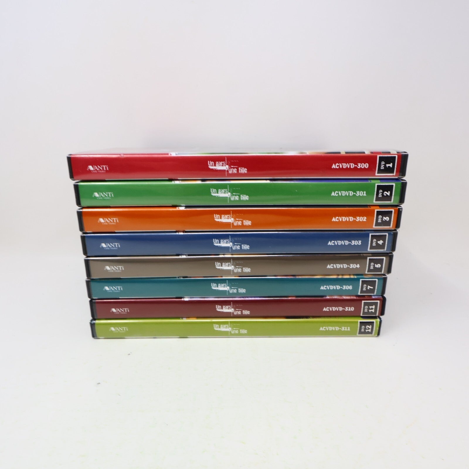 Un Gars un Fille #1-5 7 11-12 Lot 8 DVD Guy A. Lepage/Sylvie Léonard Série Télé