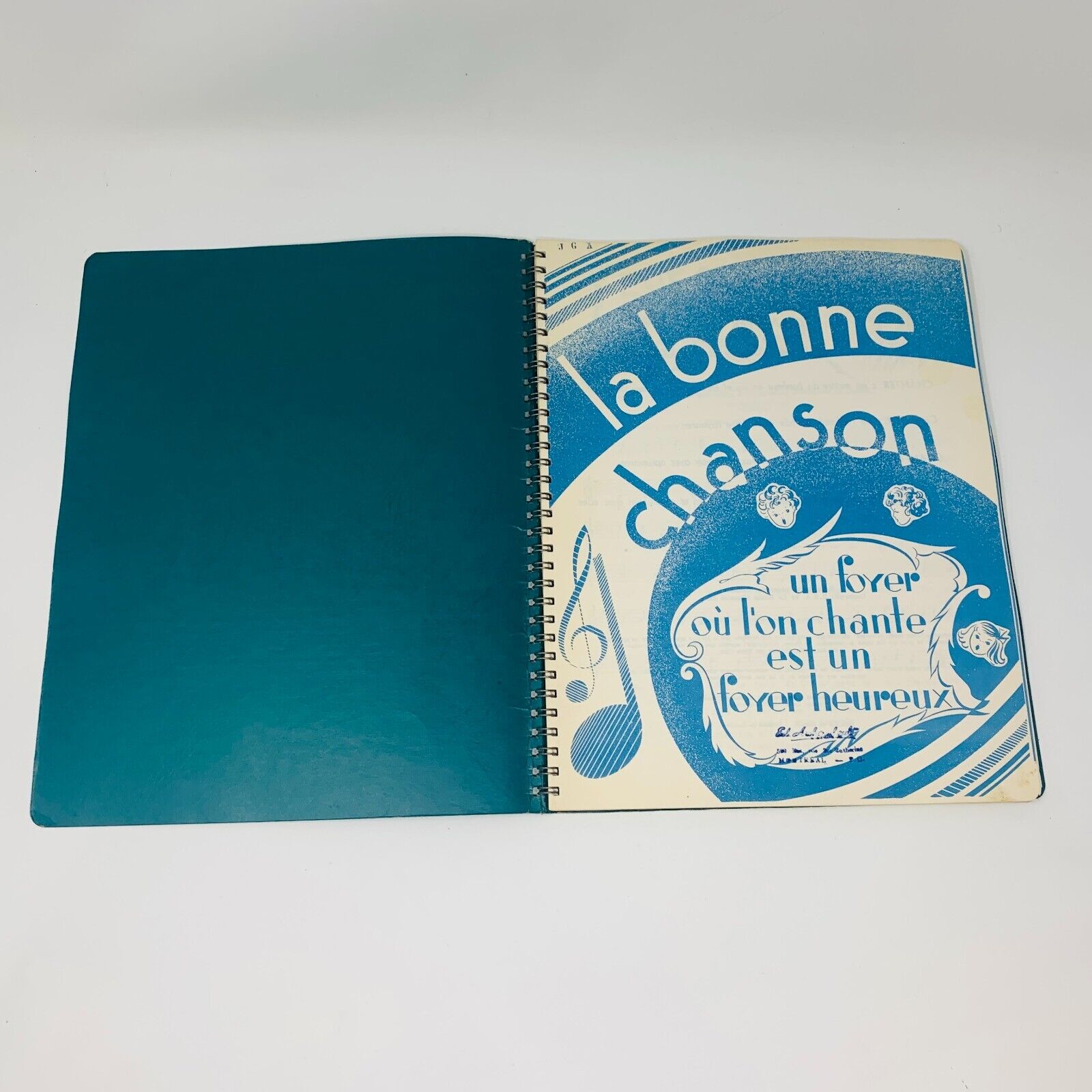 1940s La Bonne Chanson Troisième Album 101-150 Partitions St-Hyacinthe Français