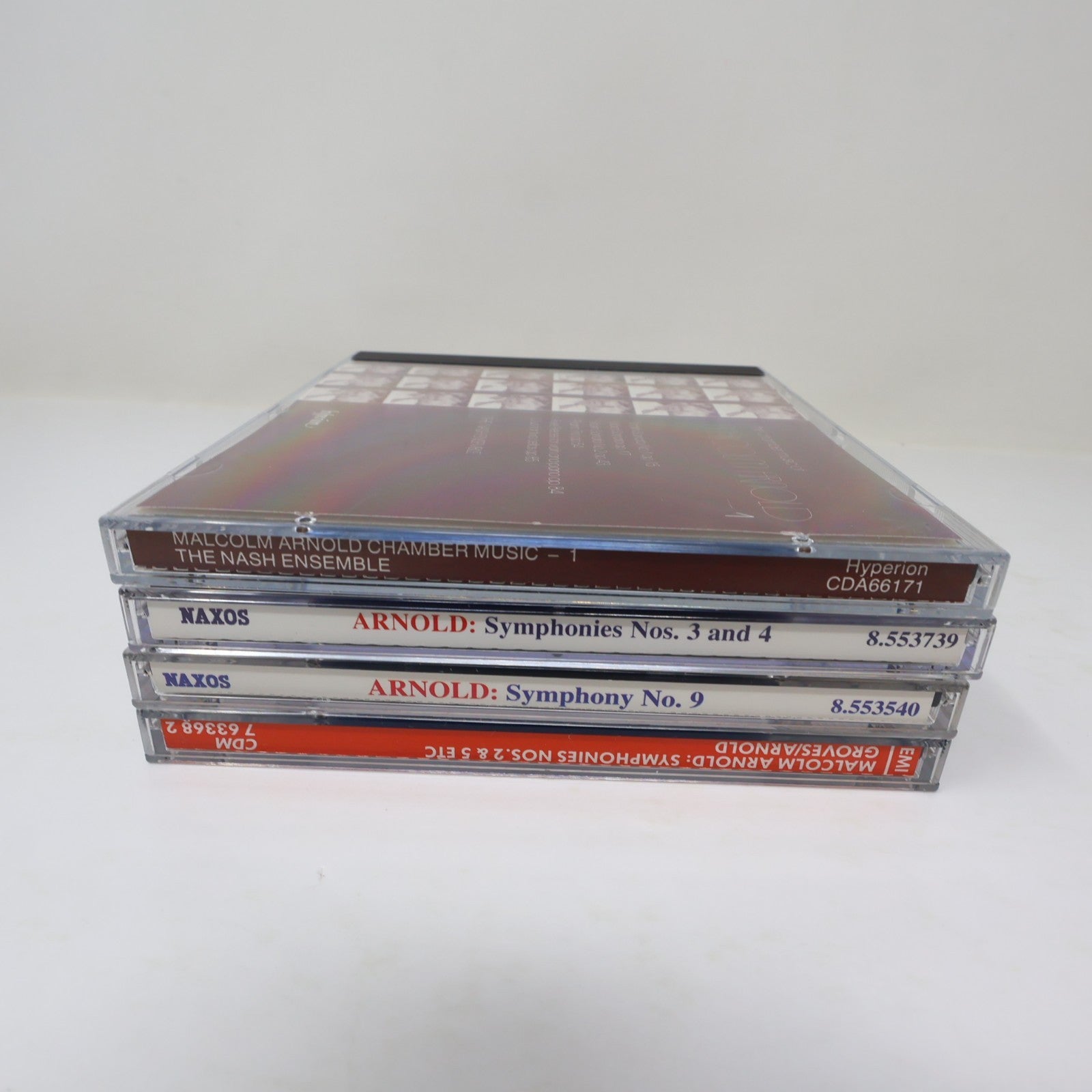 Sir Malcolm Arnold 4 CD Lot Symphony #2-3-4-5 9/Chamber Music 1 Classical 80-90s