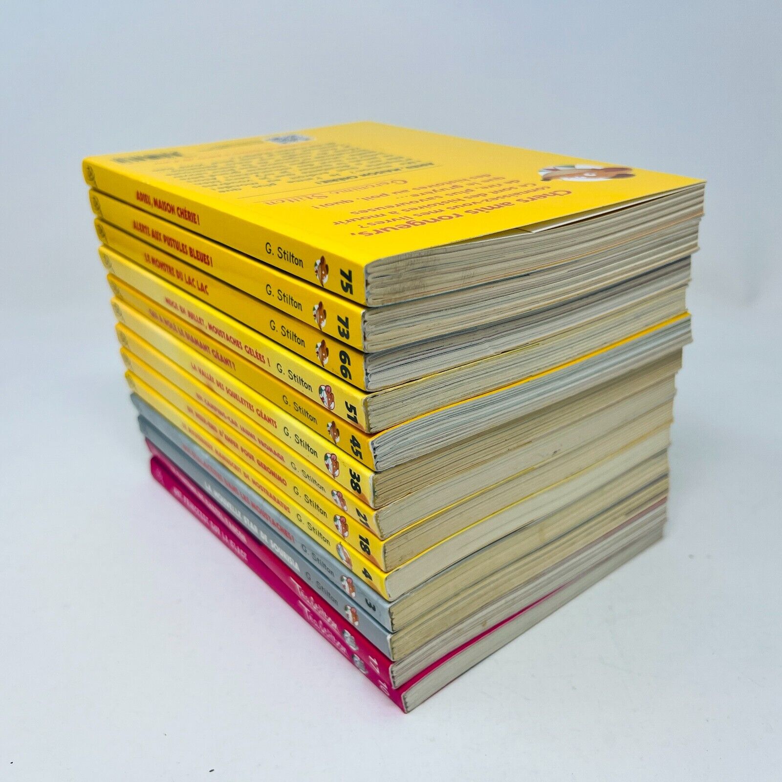 13x Geronimo/Téa Stilton Lot Enfants Français/French Children Monstre du Lac Lac