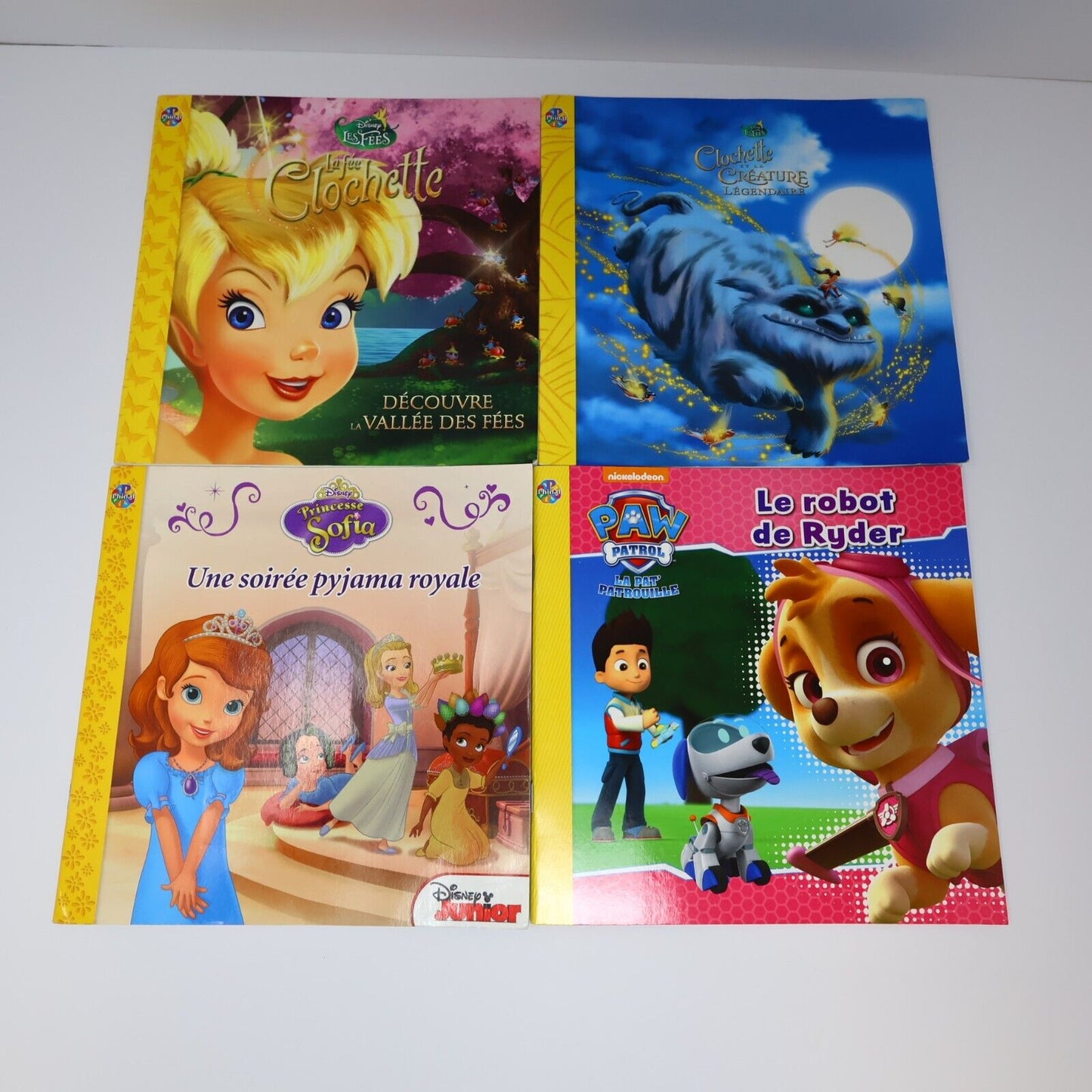 Lot 16 Livres Phidal Jeunes Enfants Princesses Mickey Contes Français French PB