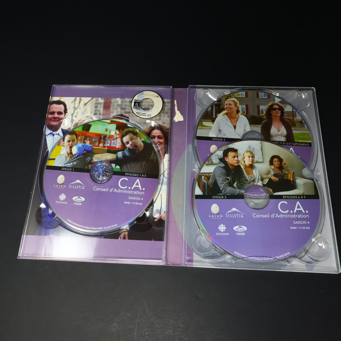 C.A. Conseil dAdministration Saison 4 DVD Testé 2010 Série TV Louis Morissette