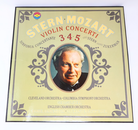 Isaac Stern Mozart Violin Concerti 3·4·5 1981 2x LP Record Vinyl Box Set 79236