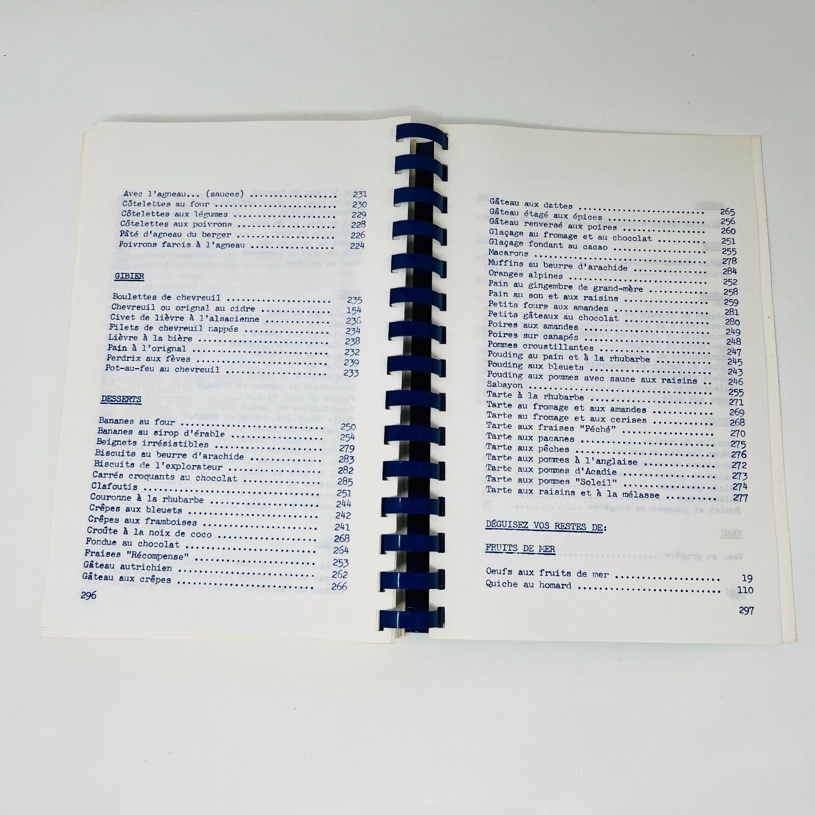 1984 Recettes d'Ici et d'Ailleurs Cuisine C. Garnier-Miville-Deschênes Gaspésie