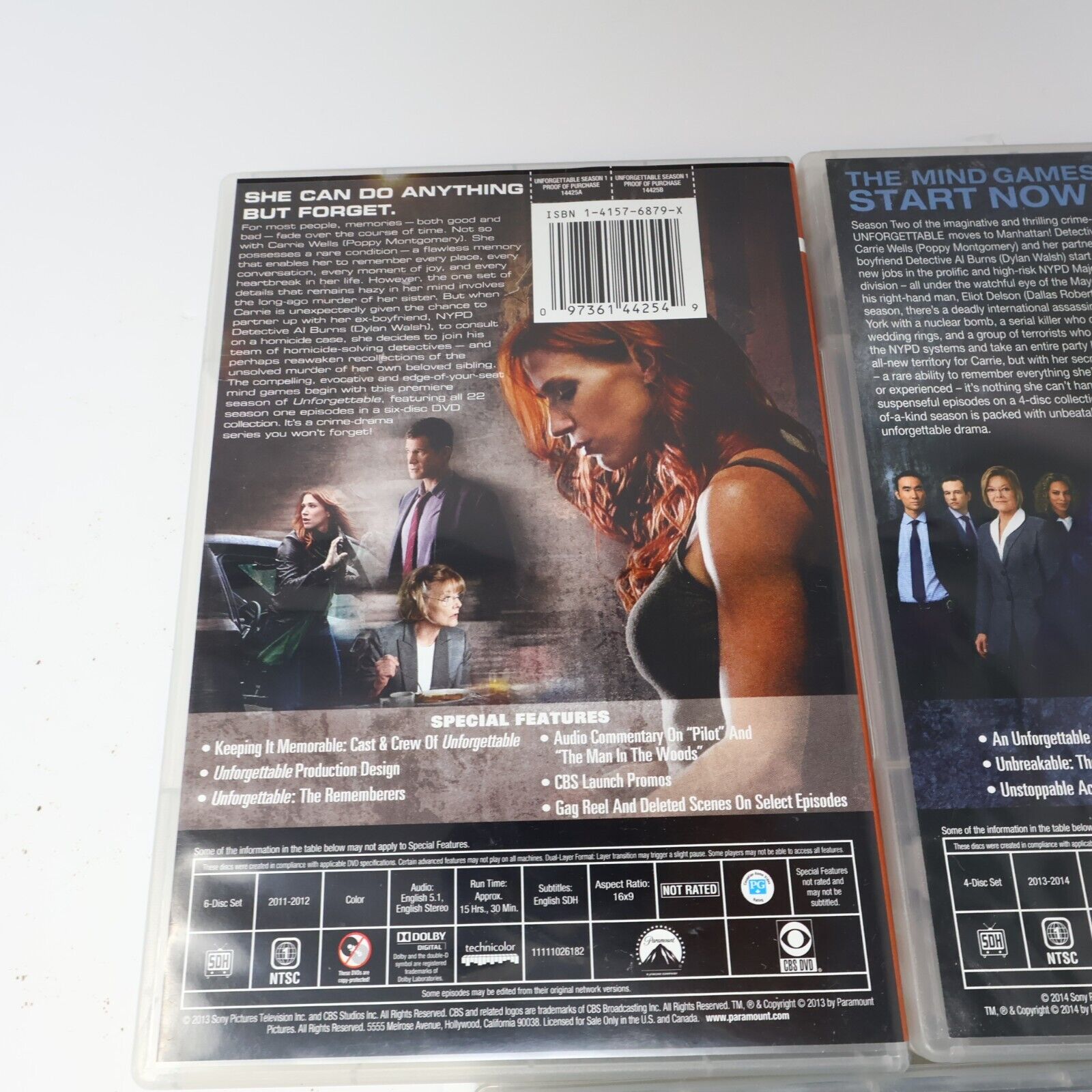 Unforgettable Seasons 1-3 DVD Lot Tested NTSC Region 1 Poppy Montgomery English