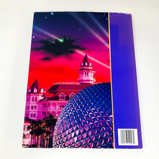 c1990s Walt Disney World Disney's Kingdom Editions Purple Theme Parks Hardcover