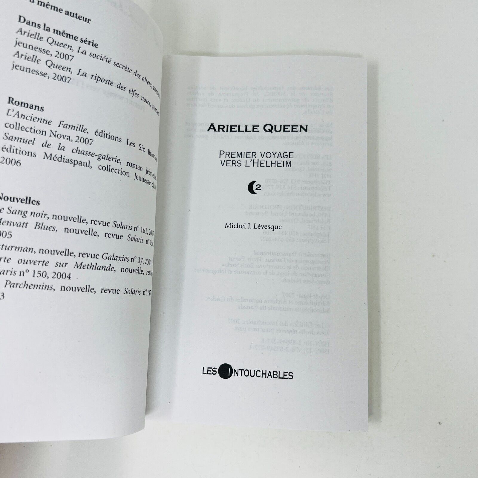 Arielle Queen #1-3 de Michel J. Lévesques Lot Livres Société Secrète des Alters