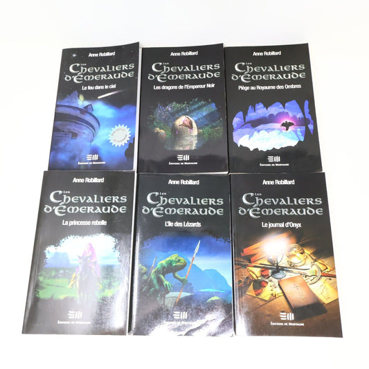 Les Chevaliers d'Émeraude 1-12 Série Complète Français Anne Robillard Lot Livres