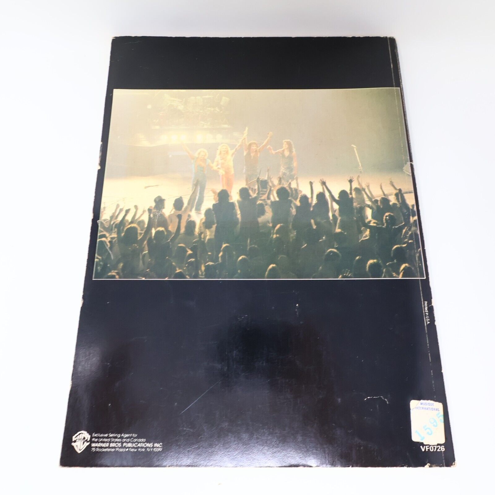 1980 Van Halen 1 & 2 Songbook Warner Bros Paperback Tablature Guitar Tab 80s PB