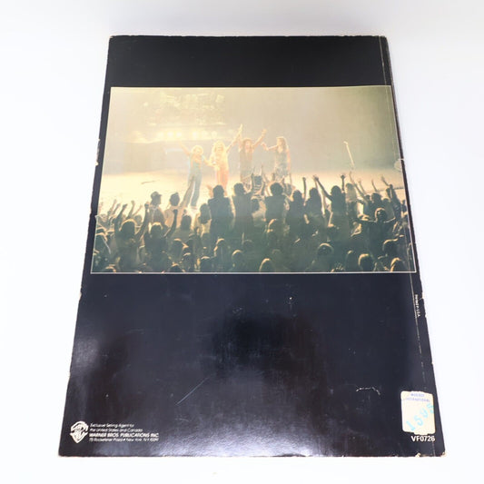 1980 Van Halen 1 & 2 Songbook Warner Bros Paperback Tablature Guitar Tab 80s PB