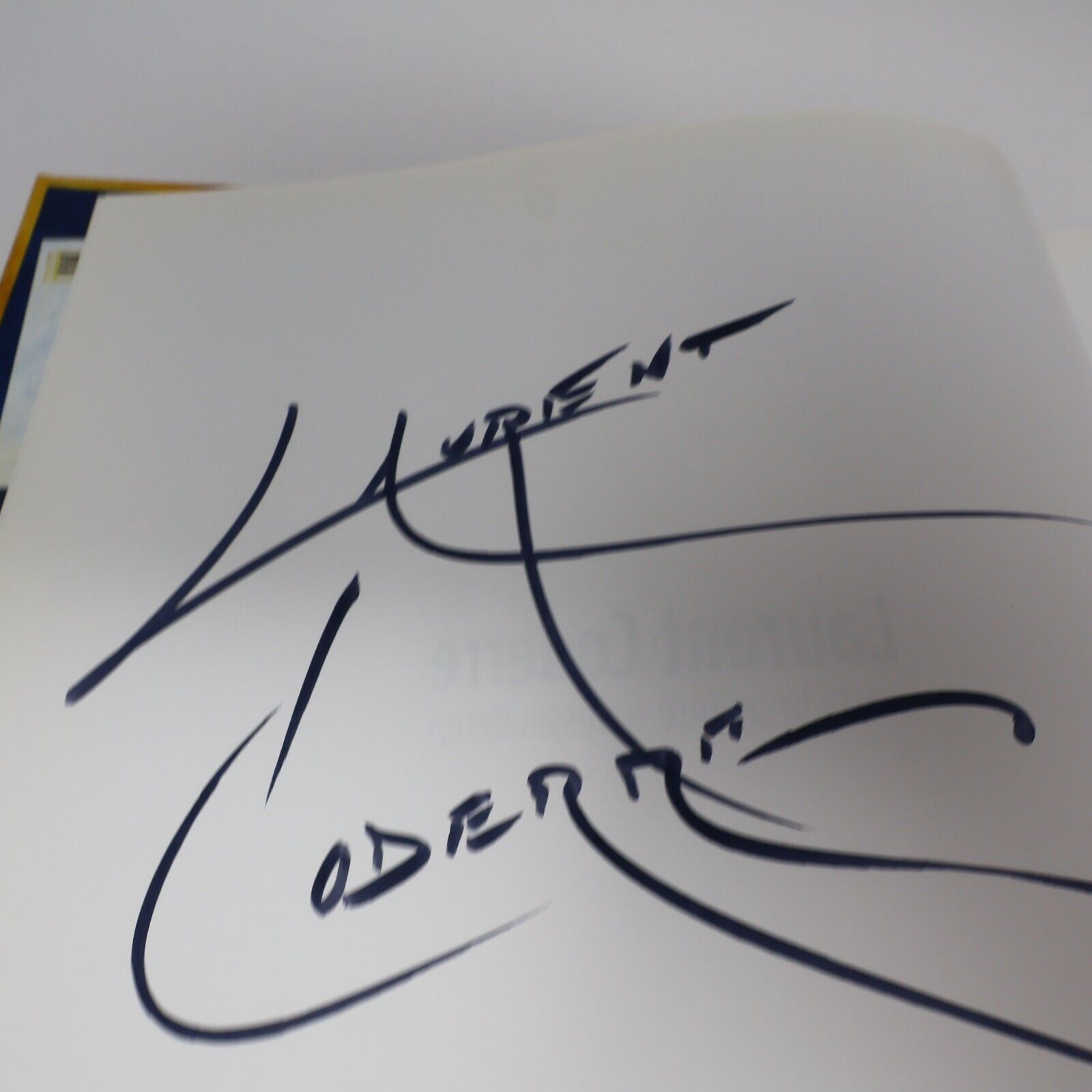 2010 Laurent Coderre Artiste Peintre Dessinateur de Claude Sauvage Signé Broquet