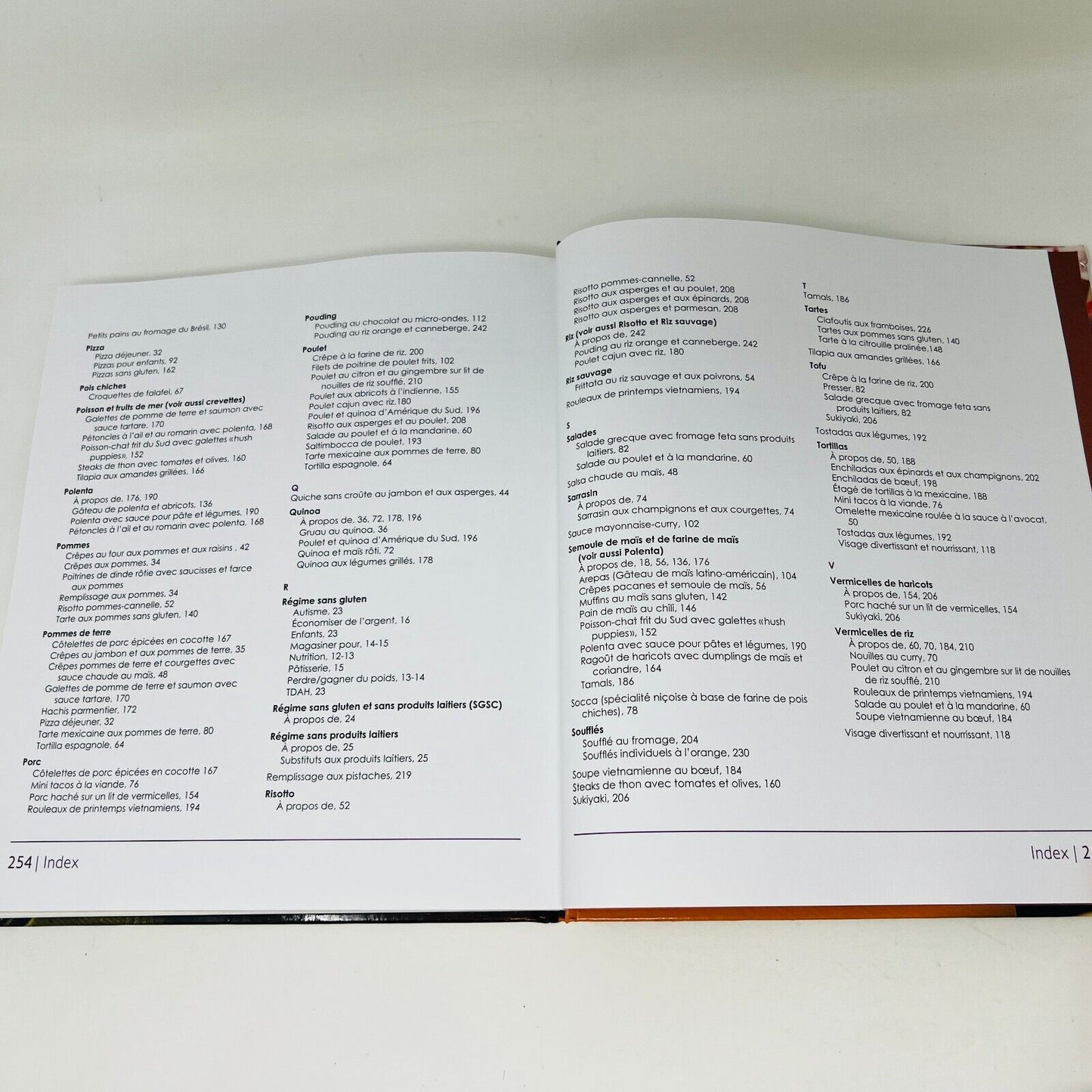 Lot de 2 Livres de Recettes Sans Gluten 21 Jours de Menus/Grand Livre Français