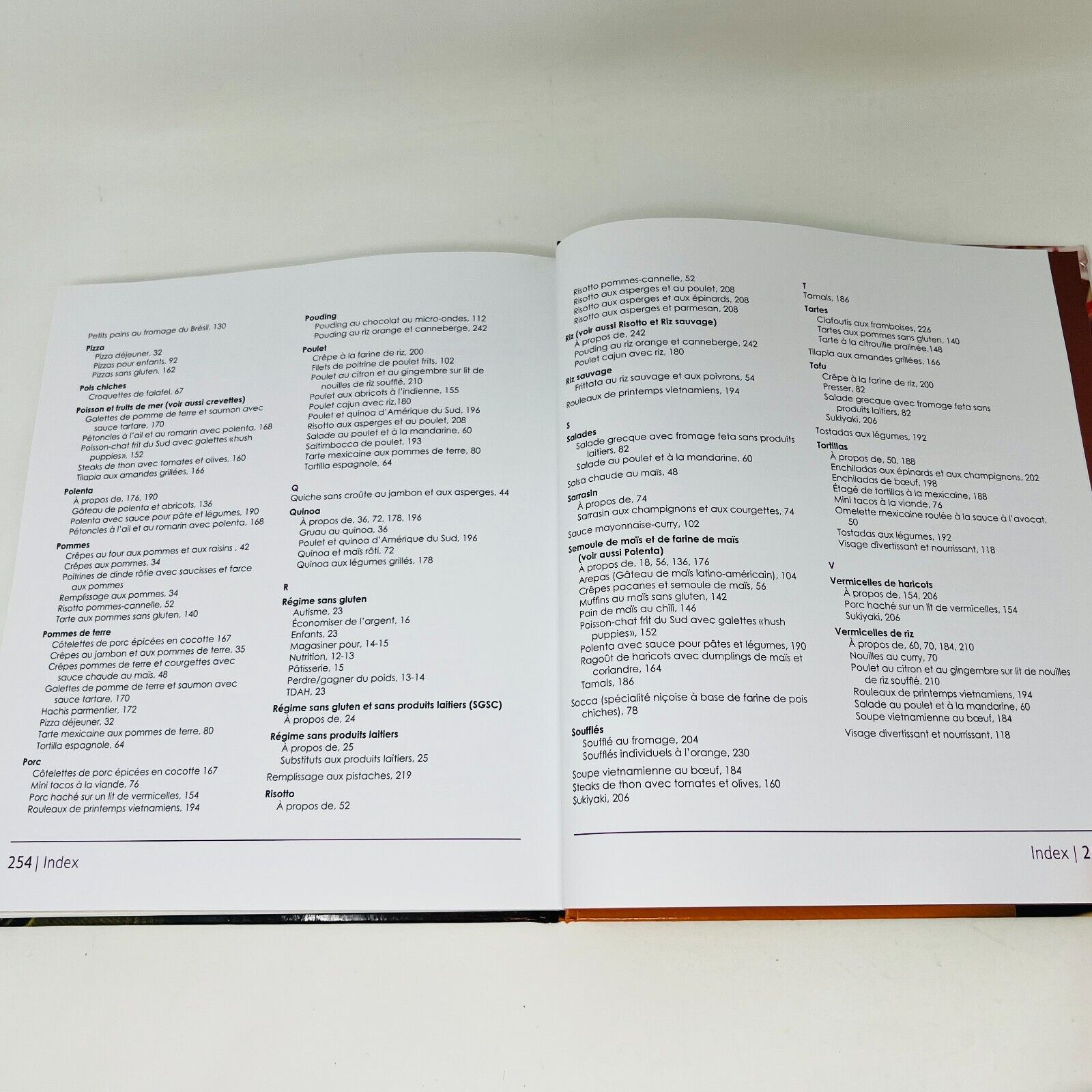 Lot de 2 Livres de Recettes Sans Gluten 21 Jours de Menus/Grand Livre Français