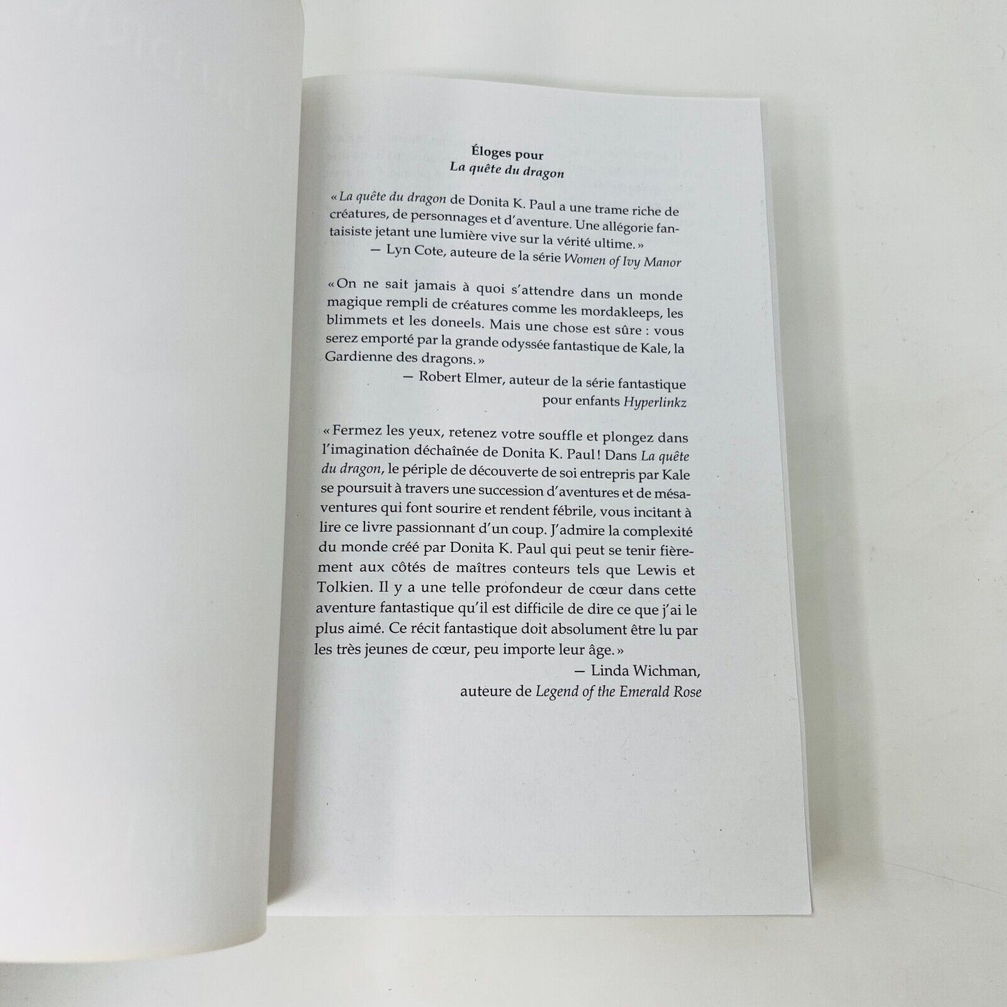 Les Chroniques de la Gardienne des Dragons #1-2 de Donita K. Paul Sortilèges Lot