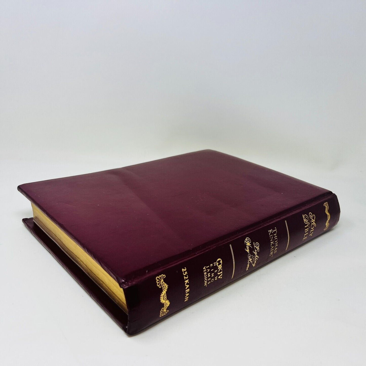 2002 Holy Bible Thomas Kinkade Painter of Light NKJV Thomas Nelson Padded HC