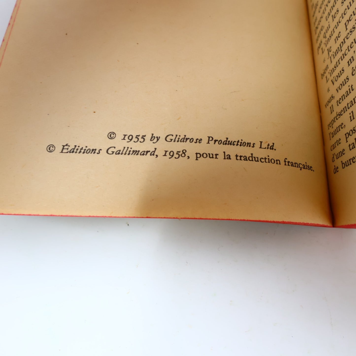 1966 Entourloupe dans l'Azimut Ian Fleming Gallimard Espionnage 007 James Bond