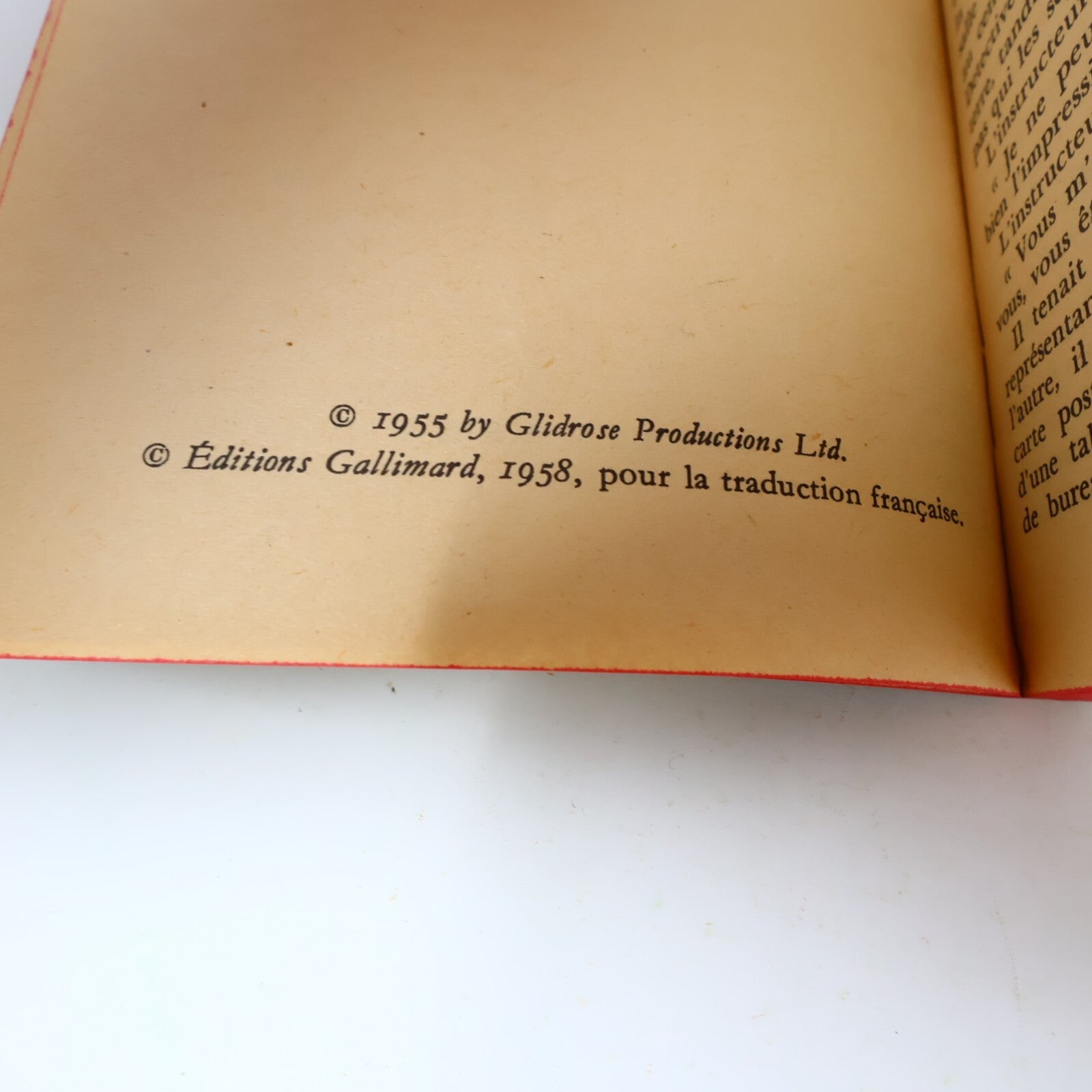 1966 Entourloupe dans l'Azimut Ian Fleming Gallimard Espionnage 007 James Bond