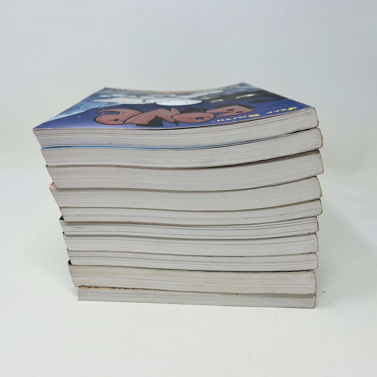 Lot of 10 Bones by Jeff Smith Paperback Scholastics Comics 1-9 + Rose Set Bundle