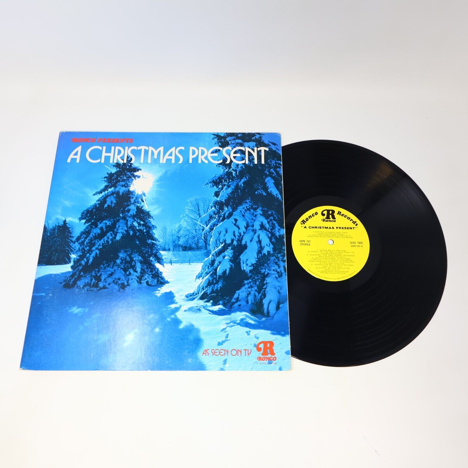 Ronco Presents A Christmas Present LP with Pop Up Gatefold Sleeve 1973 P 11772