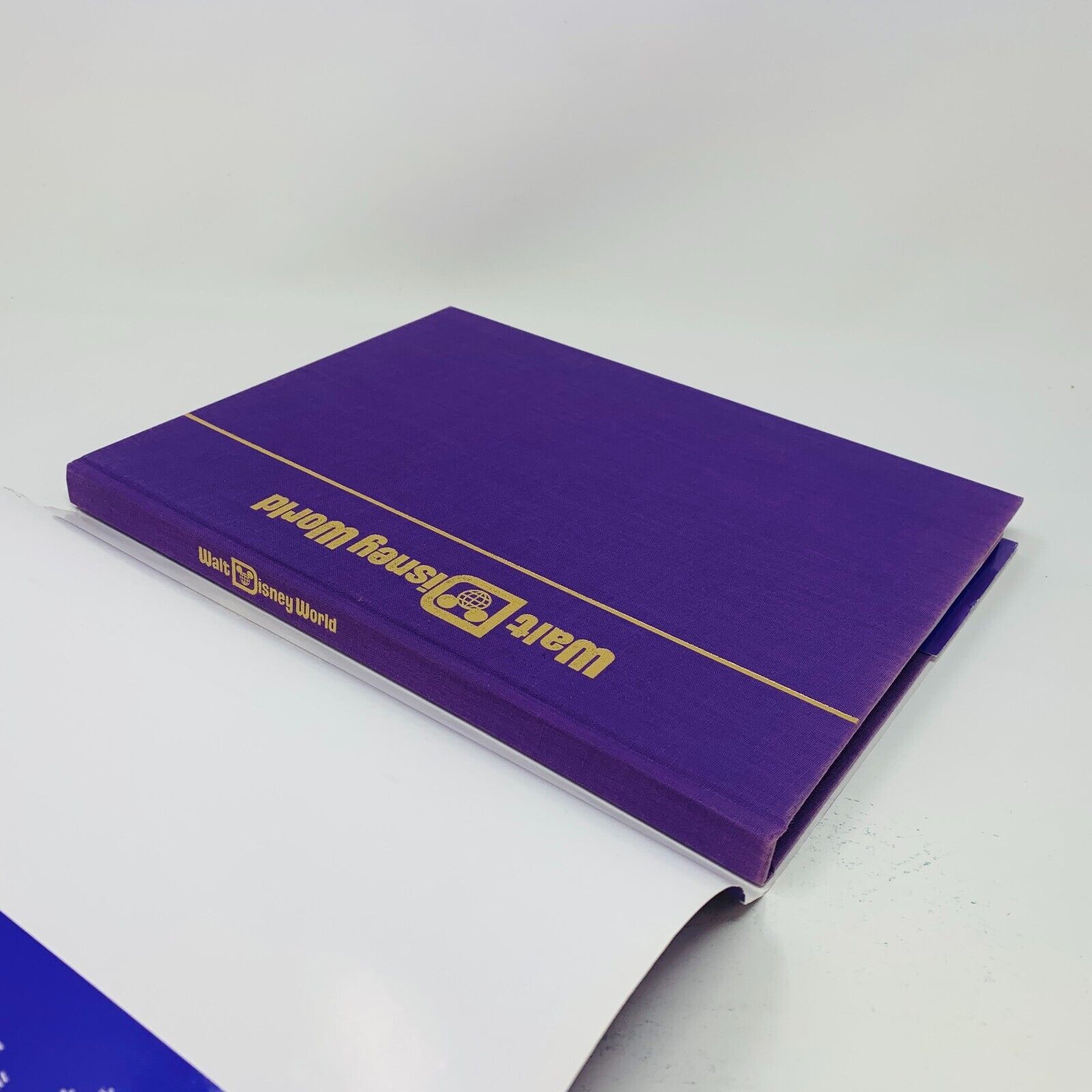 c1990s Walt Disney World Disney's Kingdom Editions Purple Theme Parks Hardcover
