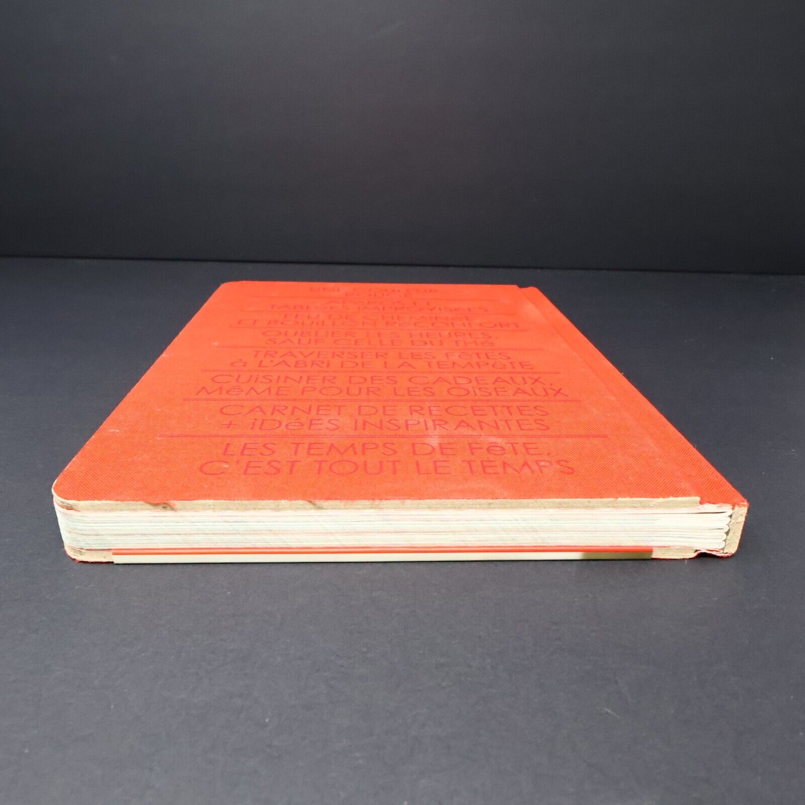 2013 Le Carnet Rouge de Josée Di Stasio Hardcover HC Flammarion Cuisine Recettes