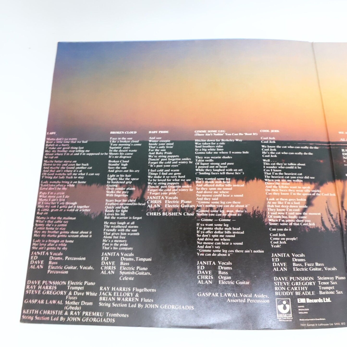 Babe Ruth Amar Caballero LP Record Vinyl 1974 SHVL 812 UK Stereo EMI Rock 1970s