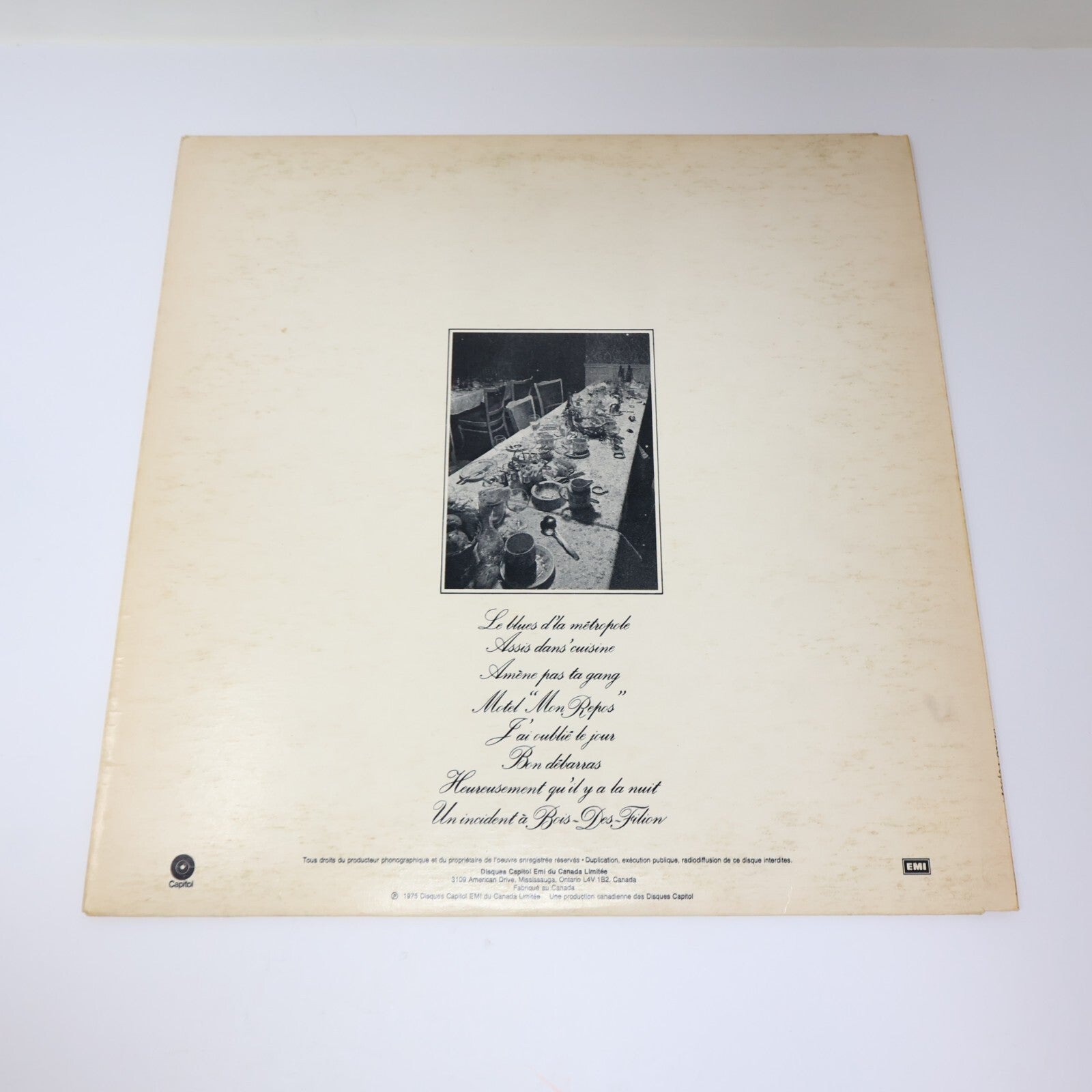 Beau Dommage/Michel Rivard Lot 3 Disques Vinyl Record Ou est Passé la Noce?