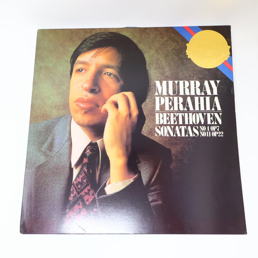 Beethoven Murray Perahia Sonatas No. 4 Op. 7 No 11 Op 22 LP Record Vinyl M 36695