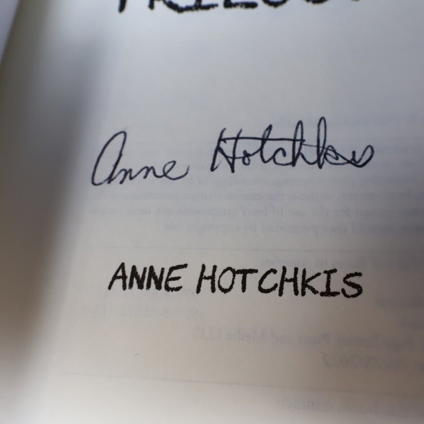 2022 Camden Mystery Club Trilogy Crime by Anne Hotchkis Signed Book PageTurner