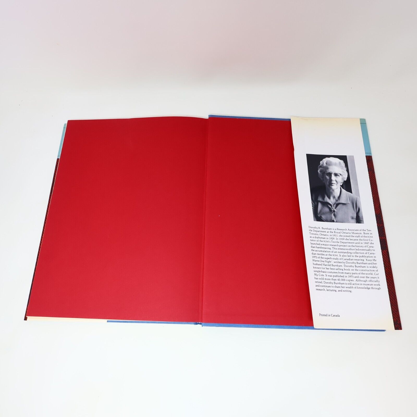 1980 Warp and Weft a Textile Terminology by Dorothy K. Burnham Hardcover HC ROM