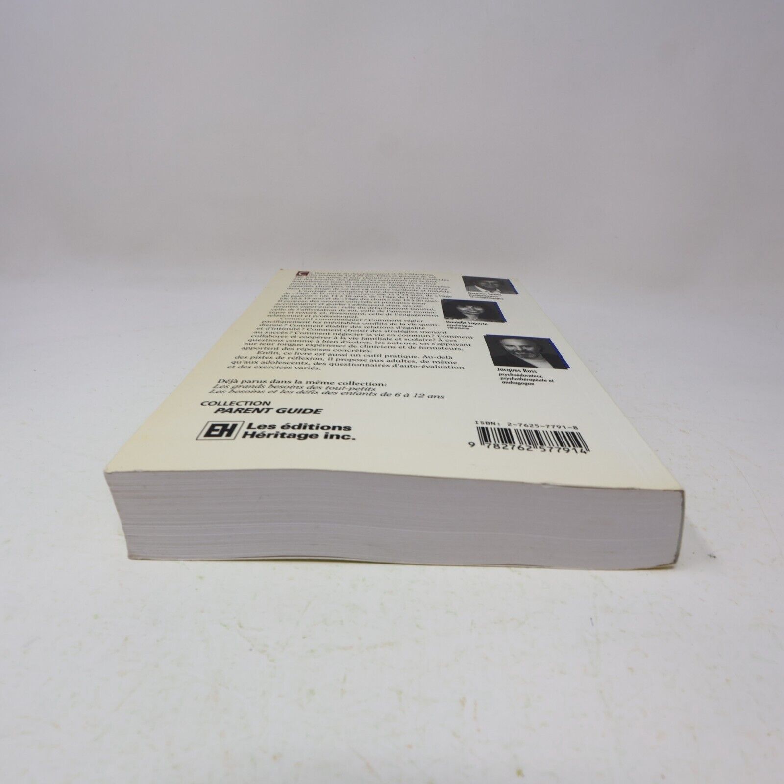 1995 Besoins Défis et Aspirations des Adolescents Éducation Parentalité Français