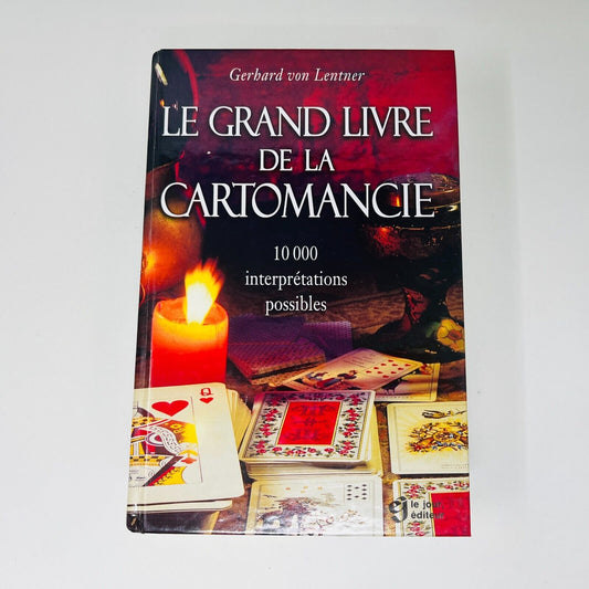 1999 Le Grand Livre de la Cartomancie de Gerhard von Lentner en Français Avenir