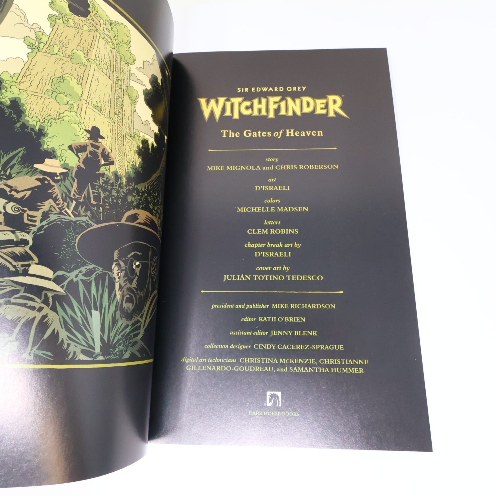 The Gates of Heaven Mike Mignola Witchfinder #5 Dark Horse 2019 PB Comics Crime