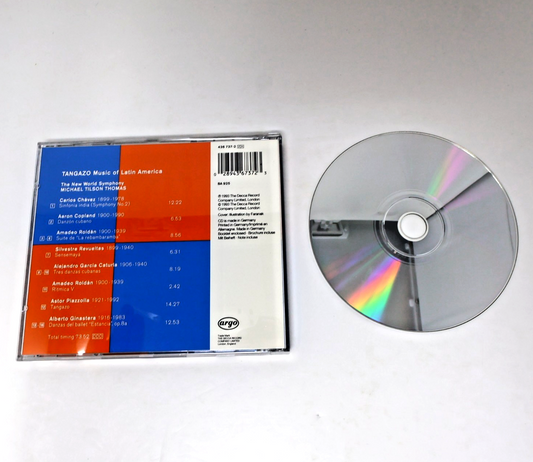 Tangazo Music Of Latin America CD Copland/Ginastera/Piazzolla/Roldán/Chávez