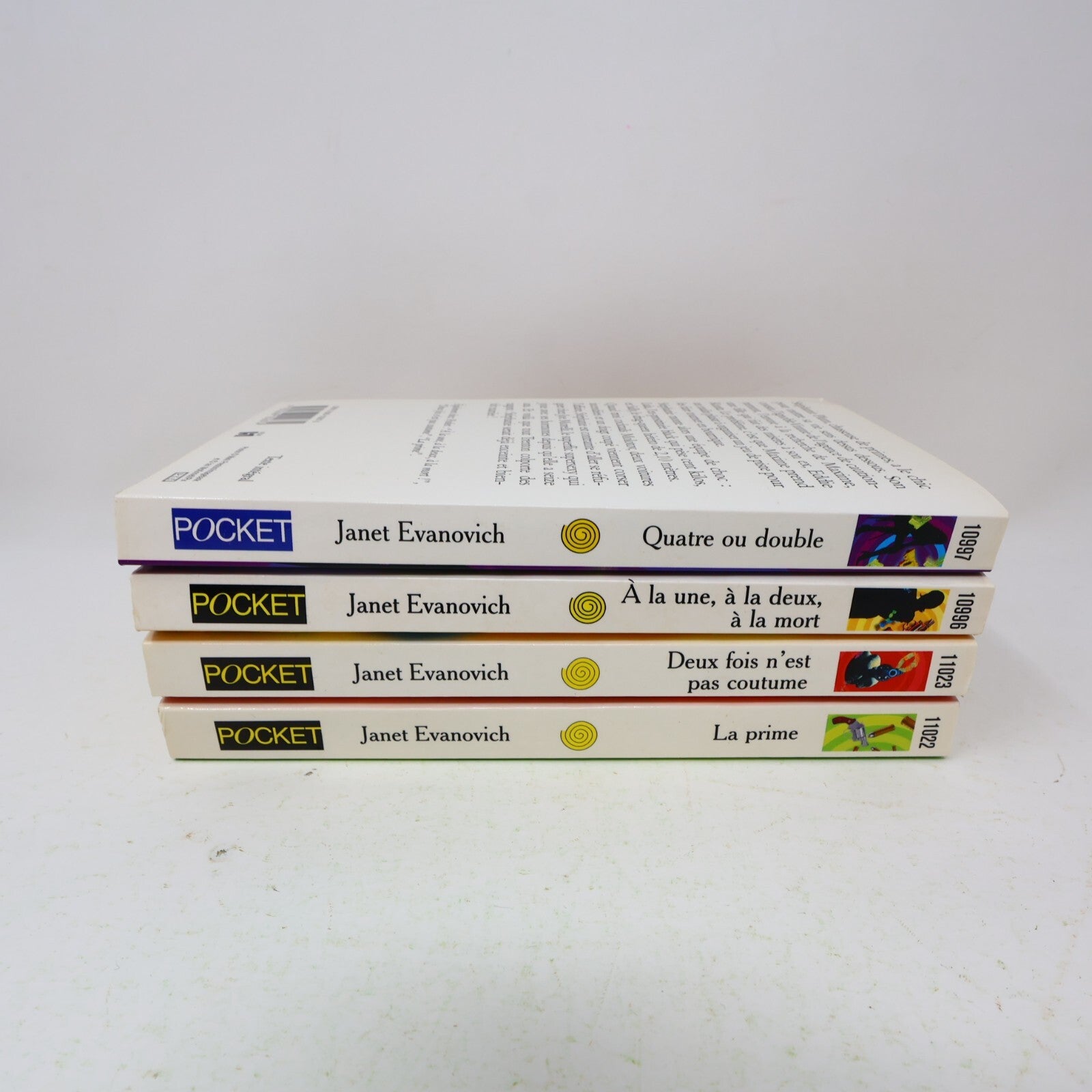 Janet Evanovich Lot 4 Livres Quatre ou Double/La Prime Français French Pocket PB