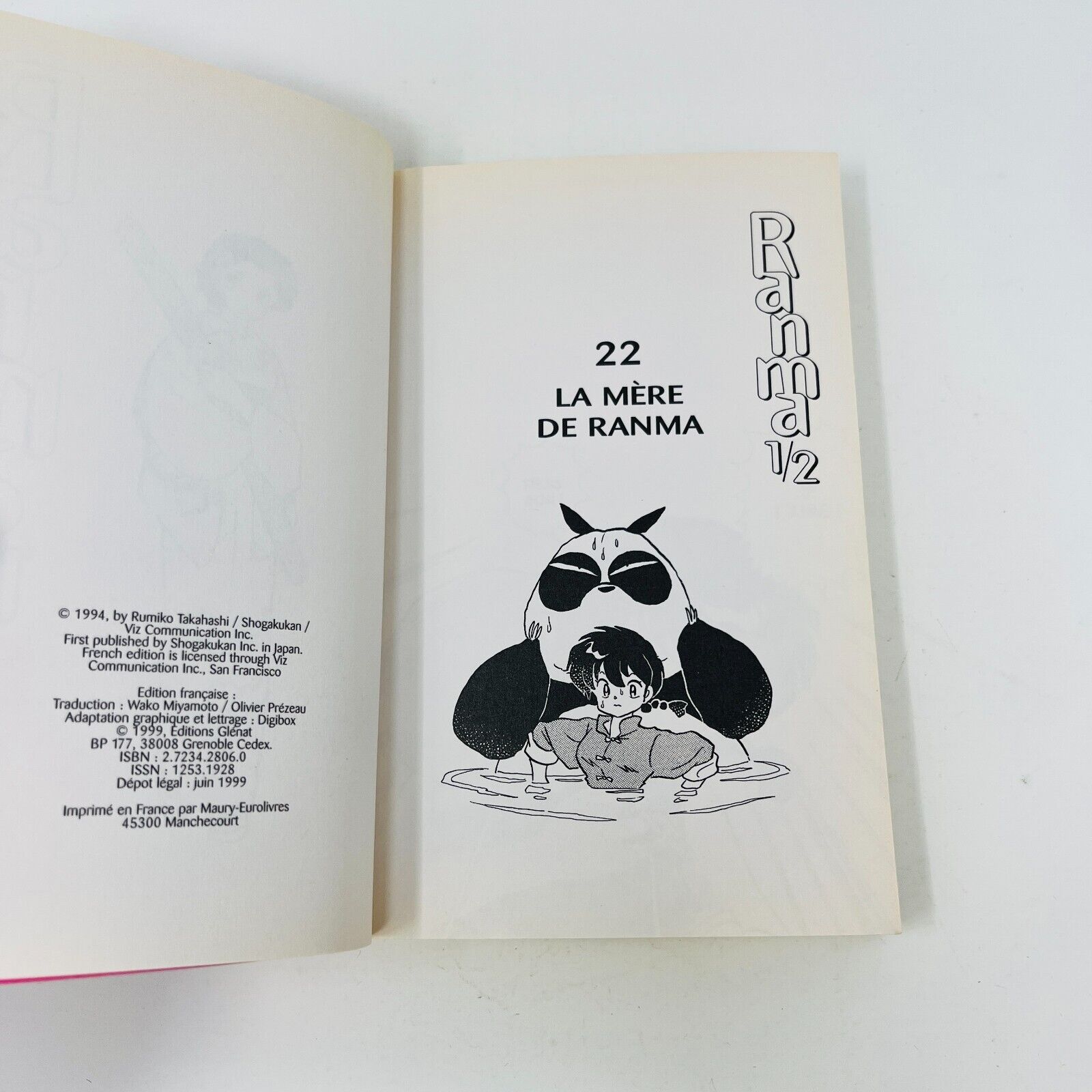 3x Mangas Ranma 1/2 #20-21-22 Rumiko Takahashi Glénat Victoire de Ryoga Lot 90s