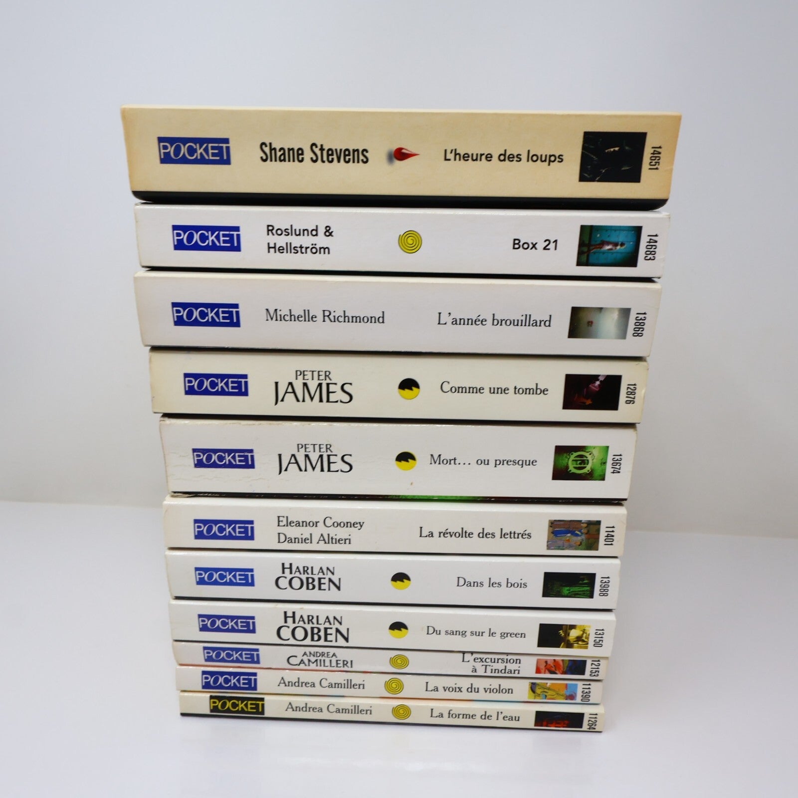 Crime et Mystère Policier Thriller Lot 11 Livres Pocket Coben/Camilleri Français