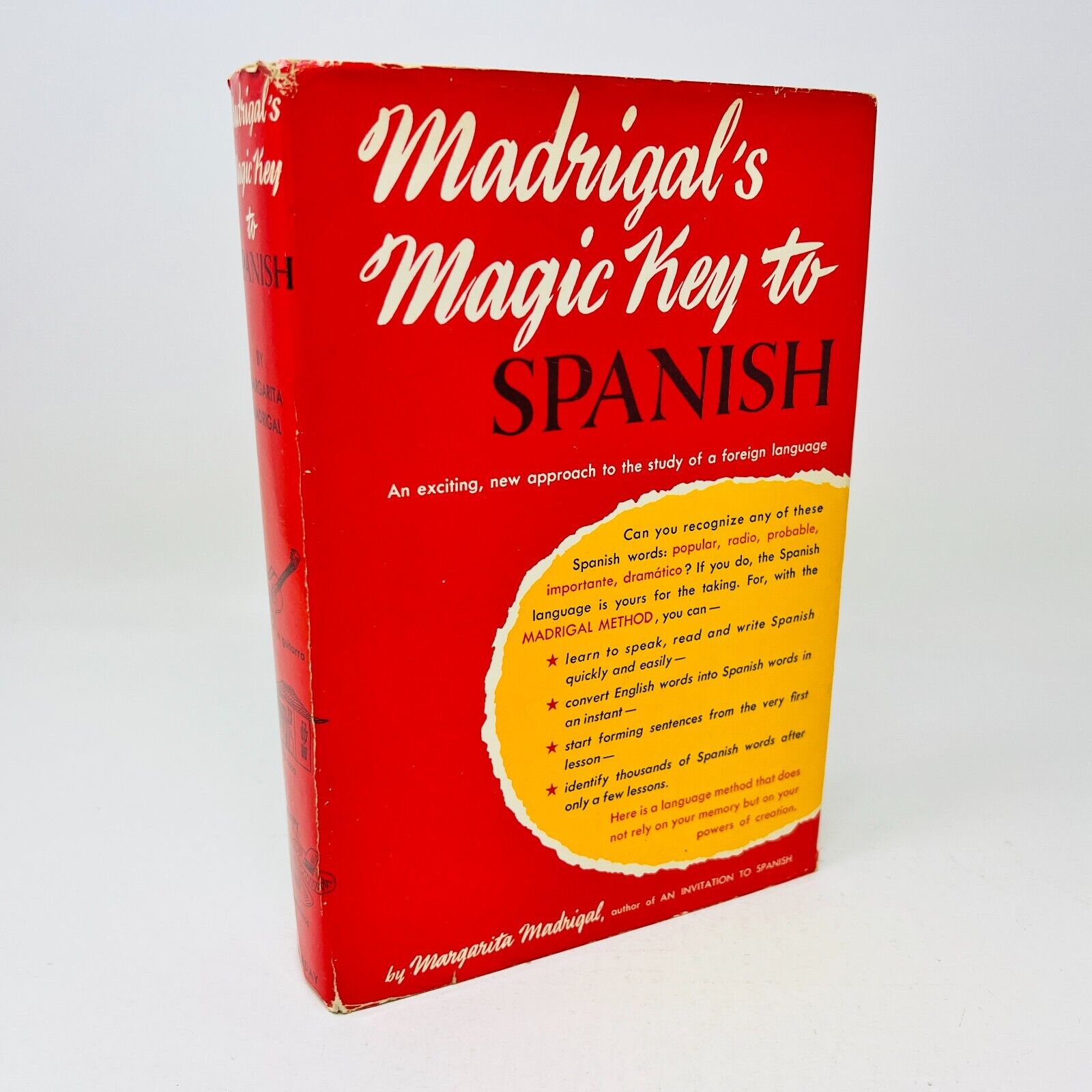 1953 Margarita Madrigal's Magic Key to Spanish Illustrations by Andy Wahrol HC