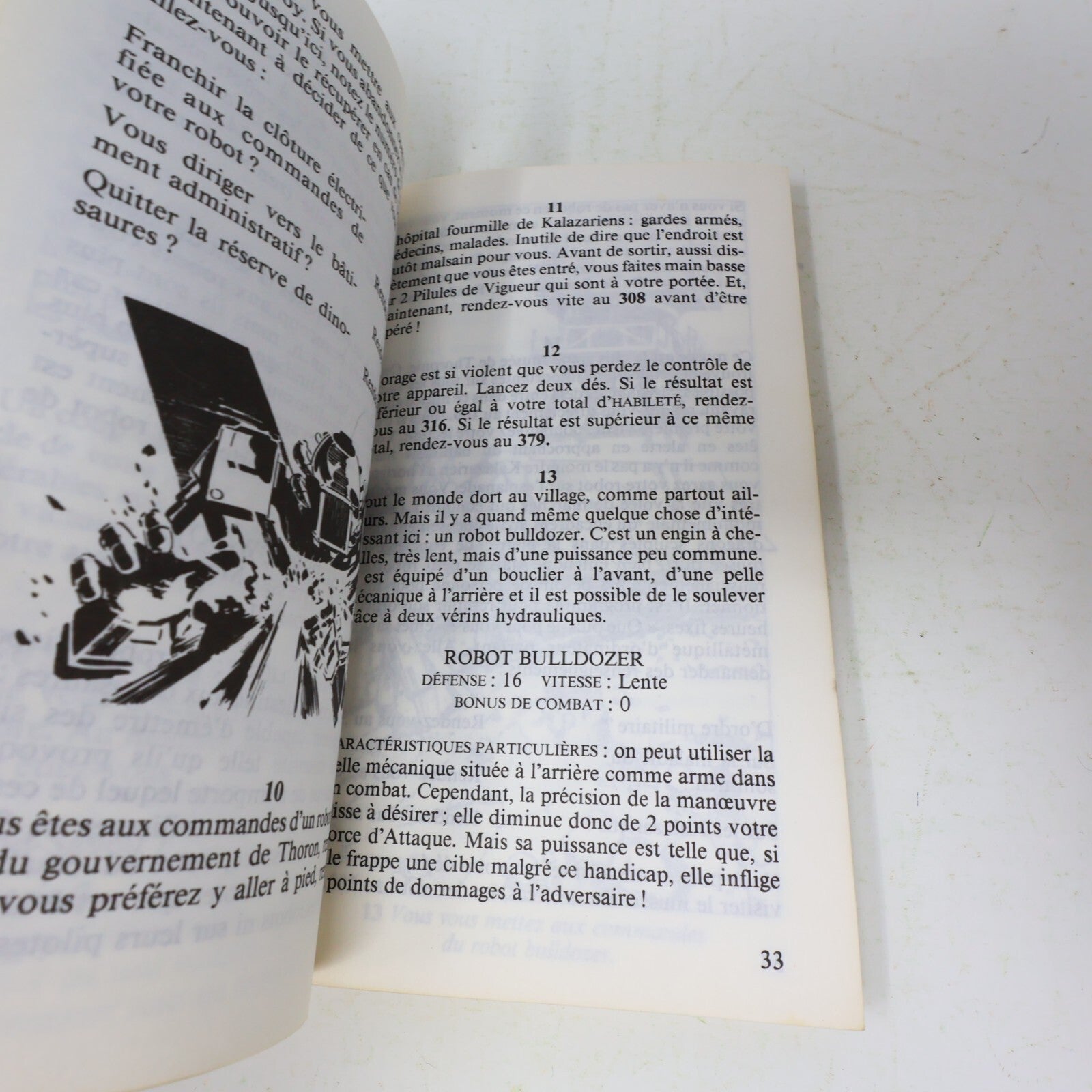 1987 La Grande Menace des Robots Steve Jackson LDVELH Défis Fantastiques PB 80s