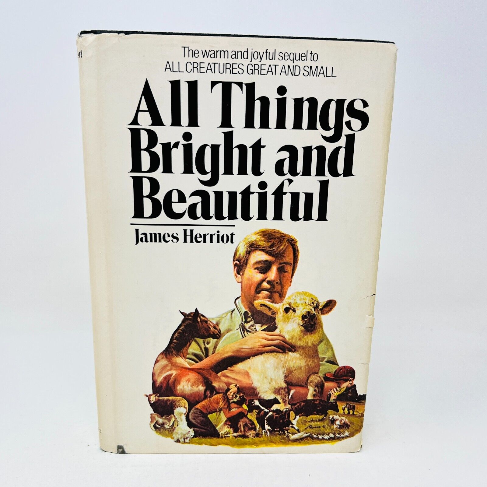 1974 All Things Bright and Beautiful Hardcover DJ by James Herriot 1st Edition