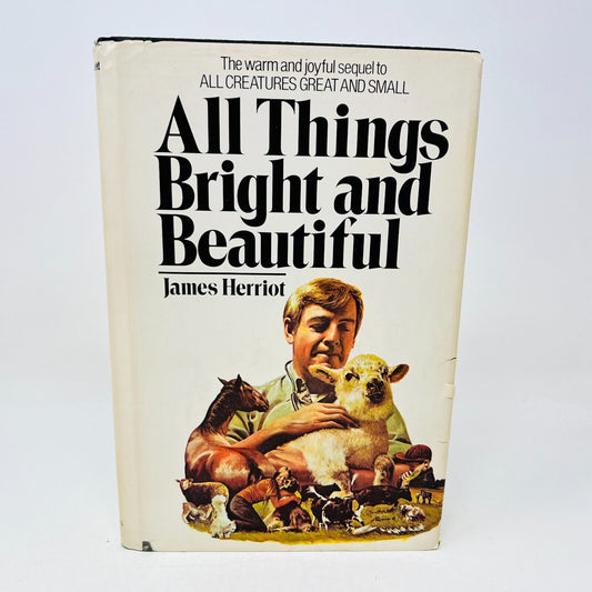 1974 All Things Bright and Beautiful Hardcover DJ by James Herriot 1st Edition